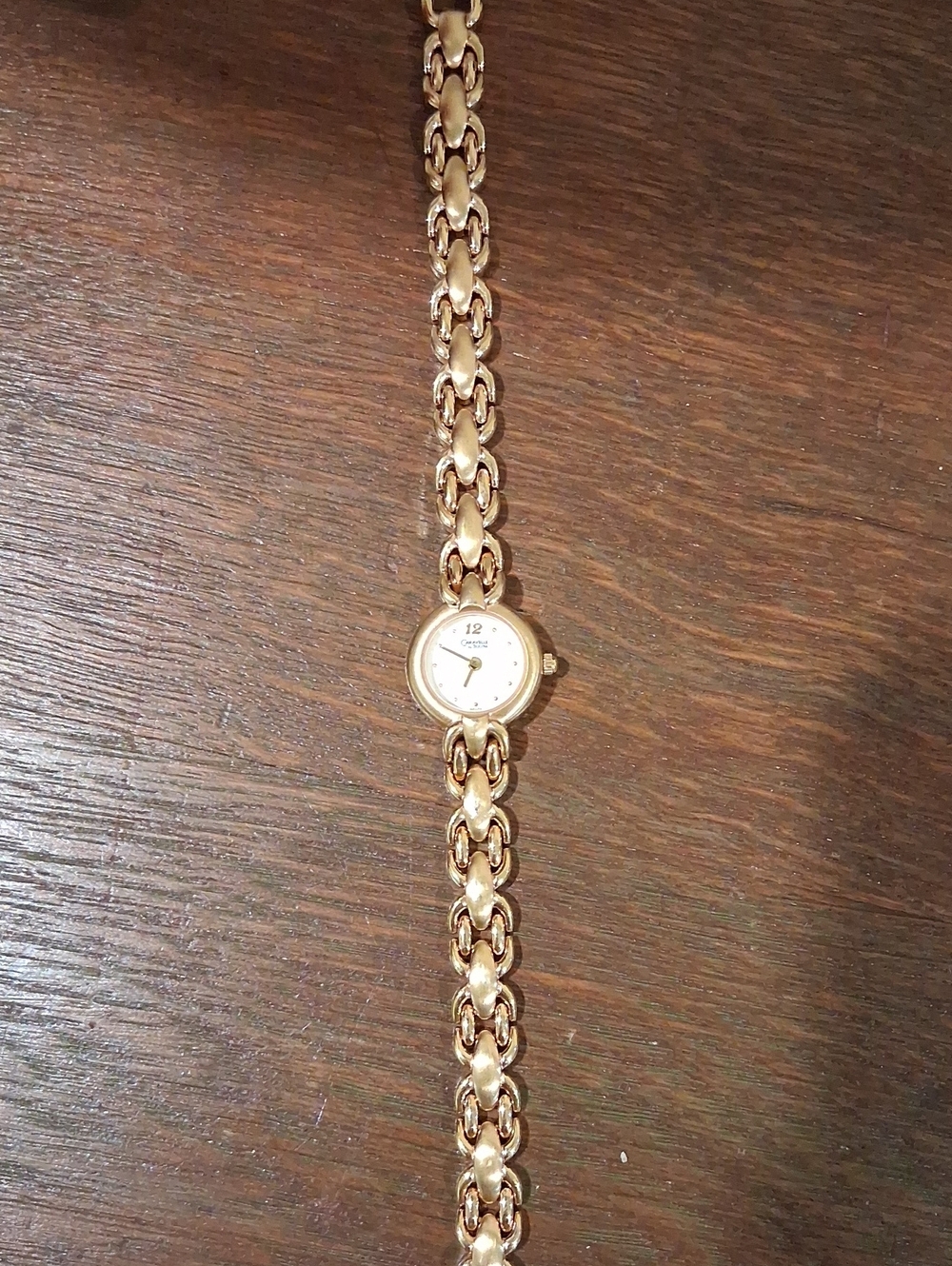 Gold Tone Women's Caravelle Bulovq Watch Needs Battery